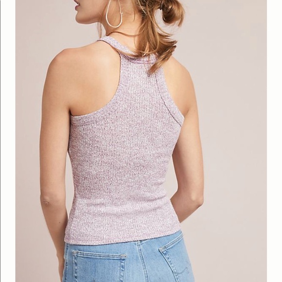Maeve by Anthropologie Purple Knit Tank - Picture 2 of 8